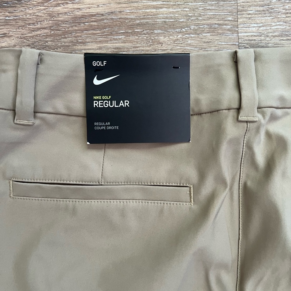 Nike dri-fit golf size khaki straight leg golf pants size 4 - Picture 3 of 5